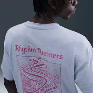 Nike Men's Max90 Track Club Graphic T-Shirt Men's XXL NWT Running Light blue